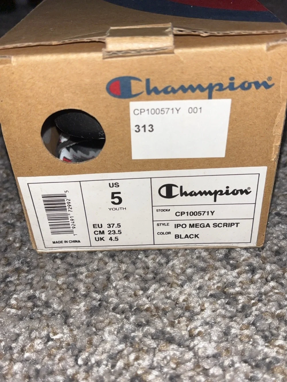 Champion Black & Red Logo Slides